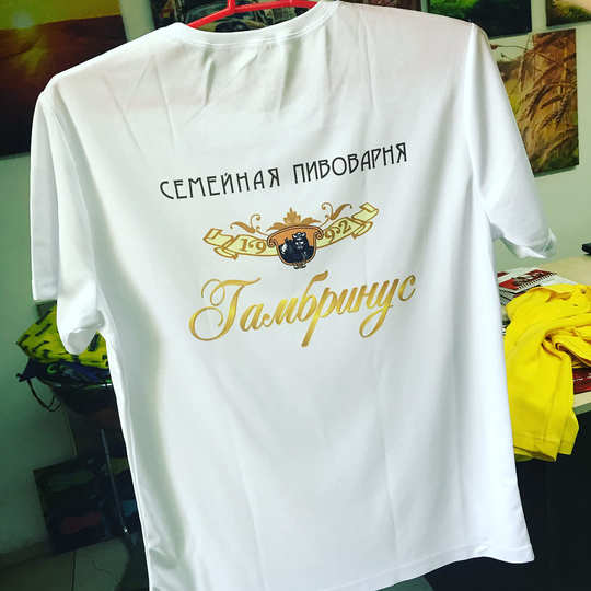 Печать на футболках на заказ Ростов